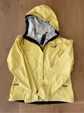 The North Face Hyvent Yellow Rainjacket